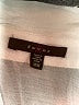 Fever White Sleeveless Button-Down Shirt Size M - photo 7