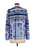 Parker 100% Polyester Blue 3/4 Sleeve Blouse Size XS - photo 2