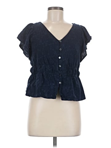 Time and Tru Short Sleeve Blouse (view 1)
