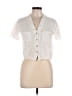 Lulus 100% Cotton Ivory Short Sleeve Blouse Size S - photo 1