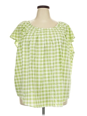 LC Lauren Conrad Short Sleeve Blouse (view 1)