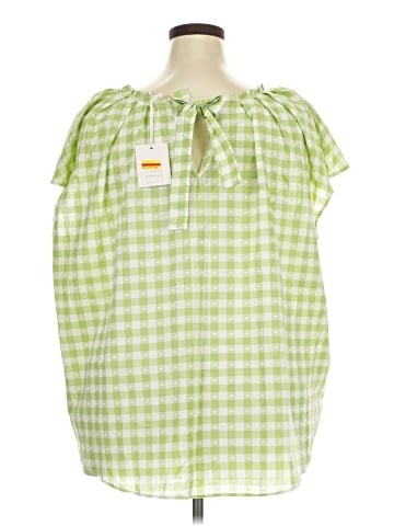 LC Lauren Conrad Short Sleeve Blouse (view 2)