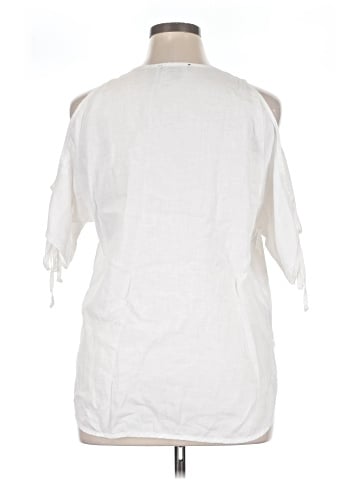 Karen Kane Short Sleeve Blouse (view 2)