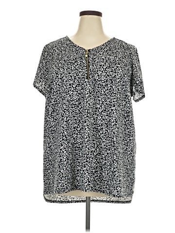 Roz & Ali Short Sleeve Blouse (view 1)