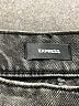 Express 100% Cotton Black Denim Shorts Size 12 - photo 3