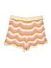 L Space 100% Cotton Chevron-herringbone Yellow Shorts Size L - photo 2