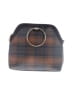 IMAN Plaid Brown Satchel One size - photo 1