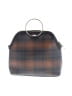 IMAN Plaid Brown Satchel One size - photo 3