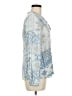 Knox Rose 100% Rayon Blue Long Sleeve Blouse Size M - photo 4