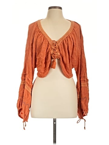 Free People Long Sleeve Blouse (view 1)