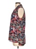 Tahari Floral Blue Sleeveless Blouse Size L - photo 5