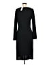 Ann Taylor Solid Black Cocktail Dress Size M - photo 2