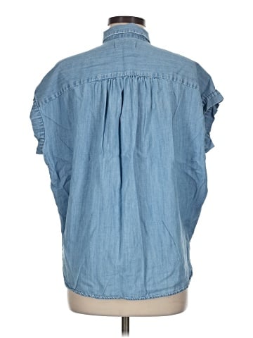 Madewell Sleeveless Button-Down Shirt (view 2)
