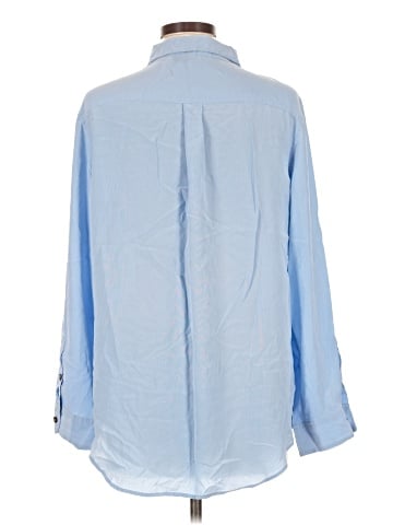 TWO by Vince Camuto Long Sleeve Silk Top (view 2)
