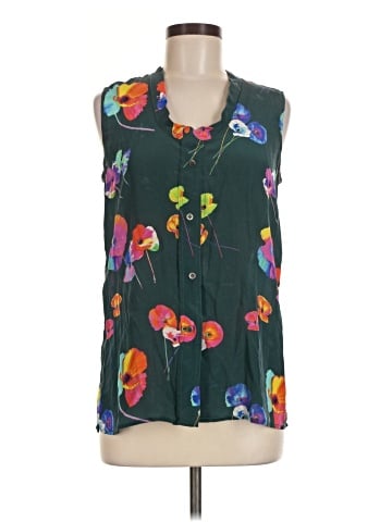 Marc Jacobs Sleeveless Silk Top (view 1)
