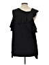 Halogen Black Sleeveless Top Size L - photo 2