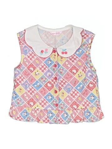 Hello Kitty Sleeveless Button-Down Shirt (view 1)