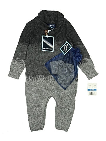 Andy & Evan Long Sleeve Onesie (view 1)