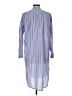 Nirvana 100% Cotton Blue Casual Dress Size L - photo 2