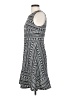 Ann Taylor LOFT Graphic Gray Casual Dress Size 4 - photo 5