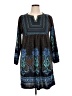 White Mark Paisley Blue Casual Dress Size XL - photo 1