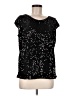 Mossimo 100% Polyester Black Short Sleeve Top Size M - photo 1