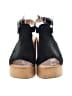 Musse & Cloud 100% Leather Solid Black Sandals Size EU 38 - photo 2