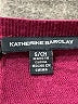 Katherine Barclay 100% Merino Wool Burgundy Wool Pullover Sweater Size S - photo 7