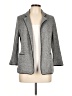 Skies Are Blue Chevron-herringbone Gray Blazer Size L - photo 1