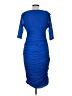 Kiyonna 100% Polyester Blue Cocktail Dress Size 1X - photo 2