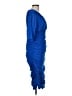 Kiyonna 100% Polyester Blue Cocktail Dress Size 1X - photo 4