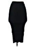 Zara Solid Black Casual Skirt Size S - photo 1