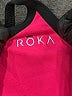 Roka Color Block Pink One Piece Swimsuit Size S - photo 3