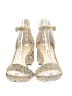 Sole Society Animal Print Ivory Gold Sandals Size 9 - photo 2