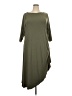 Torrid Solid Green Casual Dress Size 4X Plus (4) - photo 1
