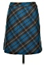 American Eagle Outfitters Plaid Blue Wool Skirt Size 0 - photo 2