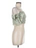 Lulus 100% Polyester Green Sleeveless Blouse Size M - photo 4