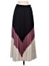 Max Studio 100% Polyester Color Block Black Casual Skirt Size XS - photo 2