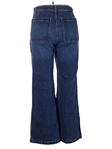 Madewell 11" High-Rise Flare Jeans in Whitethorn Wash: Workwear Edition (view 2)