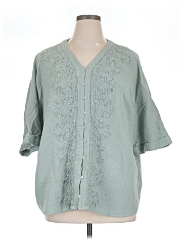 Coldwater Creek 3/4 Sleeve Blouse (view 1)