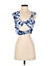 Luxxel Blue Sleeveless Blouse Size S - photo 1