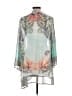 Soft Surroundings 100% Polyester Teal Kimono Size XL - photo 2