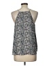 Ann Taylor LOFT 100% Polyester Gray Sleeveless Blouse Size Lg Petite - photo 2
