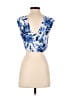 Luxxel Blue Sleeveless Blouse Size S - photo 2