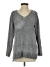 Orvis 100% Polyester Metallic Gray Pullover Sweater Size S - photo 1