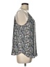 Ann Taylor LOFT 100% Polyester Gray Sleeveless Blouse Size Lg Petite - photo 4