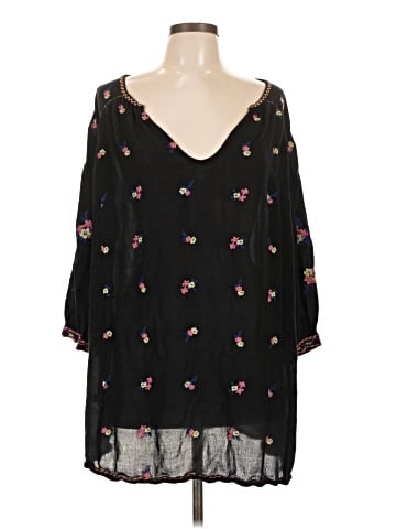 Free People 3/4 Sleeve Blouse (view 1)