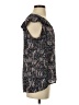 Ann Taylor LOFT 100% Polyester Black Sleeveless Blouse Size S - photo 4