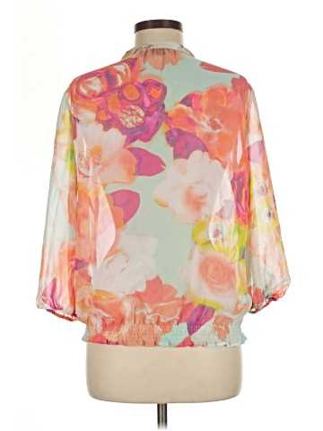 a.n.a. A New Approach 3/4 Sleeve Blouse (view 2)