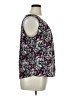 Croft & Barrow 100% Polyester Purple Black Sleeveless Blouse Size XL - photo 4